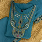 Hand Work Yoke Chanderi Kurta Palazzo Set
