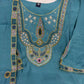Hand Work Yoke Chanderi Kurta Palazzo Set