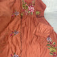 Rose Embroidered Chanderi Anarkali Set