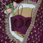 Wine Shimmer Silk Saree with Bead Lattice Work