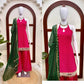 Pink Bandhani Halter Kurta Farshi Set