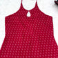Pink Bandhani Halter Kurta Farshi Set