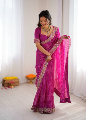 Elegant Embroidered Designer Saree for Festive and Evening Occasions
