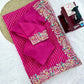 Elegant Embroidered Designer Saree for Festive and Evening Occasions