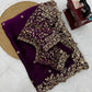 Shimmer Silk Saree with Paisley Cutwork Border