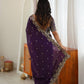 Shimmer Silk Saree with Paisley Cutwork Border