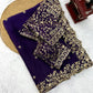 Shimmer Silk Saree with Paisley Cutwork Border