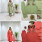 Coral Chanderi Kurta Palazzo Set with Dupatta