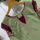 Coral Chanderi Kurta Palazzo Set with Dupatta