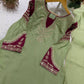 Coral Chanderi Kurta Palazzo Set with Dupatta