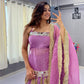 Purple Original Mirror Work Lehenga Choli Set