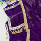 Purple Original Mirror Work Lehenga Choli Set