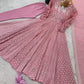 Embroidered Crunchy Silk Anarkali Gown Set with Dupatta