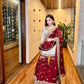 Designer Heavy Chinon Embroidered Sharara Set