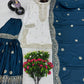 Designer Heavy Chinon Embroidered Sharara Set
