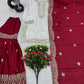 Designer Heavy Chinon Embroidered Sharara Set
