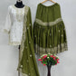 Designer Heavy Chinon Embroidered Sharara Set