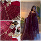 Shimmer Silk Sequin Anarkali with Pant Set