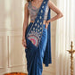 Mandala Sequin Drape Saree Set