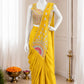 Mandala Sequin Drape Saree Set