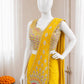 Mandala Sequin Drape Saree Set