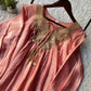 Blush Chinnon Kurta Sharara Set with Coin Lace