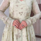 Sequin Embroidered Anarkali Gown with Dupatta