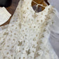 Sequin Embroidered Anarkali Gown with Dupatta