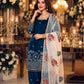 Teal Farshi Palazzo Suit Set