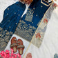 Teal Farshi Palazzo Suit Set