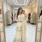 Ivory Stone Embroidered Sharara Set
