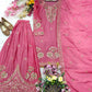 Ivory Stone Embroidered Sharara Set