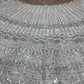 Ivory Silver Embroidered Faux Georgette Lehenga Set