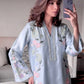 Champagne Floral Kaftan Set
