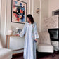 Champagne Floral Kaftan Set