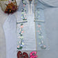 Champagne Floral Kaftan Set