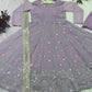 Designer Luxury Sequined Anarkali Gown Set with Dupatta