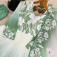 Designer Faux Georgette Digital Print Gown Set