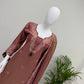 Mauve Tassel Neck Kurta Set