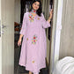 Floral Choker Neck Kurta Set