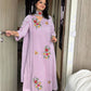 Floral Choker Neck Kurta Set