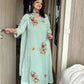 Floral Choker Neck Kurta Set