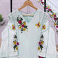 Floral Choker Neck Kurta Set