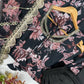 Pure Muslin Floral Print Partywear Gown Set