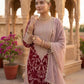 Blush Pink Chain Stitch Kurta Palazzo Set