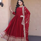 Zari Sequin Kali Anarkali