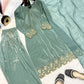Crepe Silk Farshi Salwar Suit with Dupatta