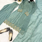 Crepe Silk Farshi Salwar Suit with Dupatta