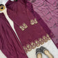 Crepe Silk Farshi Salwar Suit with Dupatta