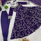 Embroidered Faux Georgette Anarkali Gown Set with Dupatta